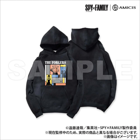 『SPY×FAMILY|AMICIS』THE FORGERS パーカー Black Mサイズ